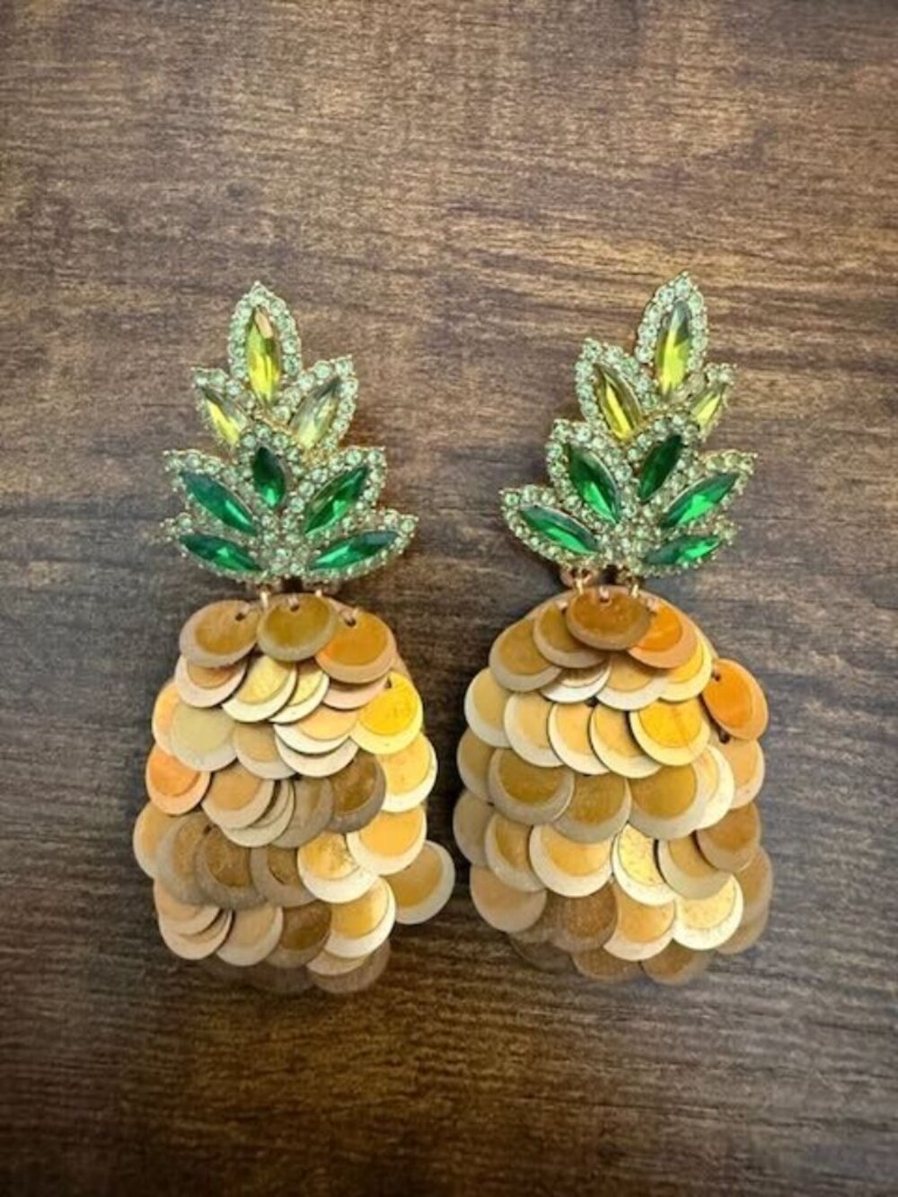 Kate Spade By the Pool Pineapple Statement Earrings